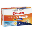 <!--F#f_0-->Demazin Cold + Flu + Cough Day + Night 48 Capsules Headaches and Fever Dry Cough<!--F/-->