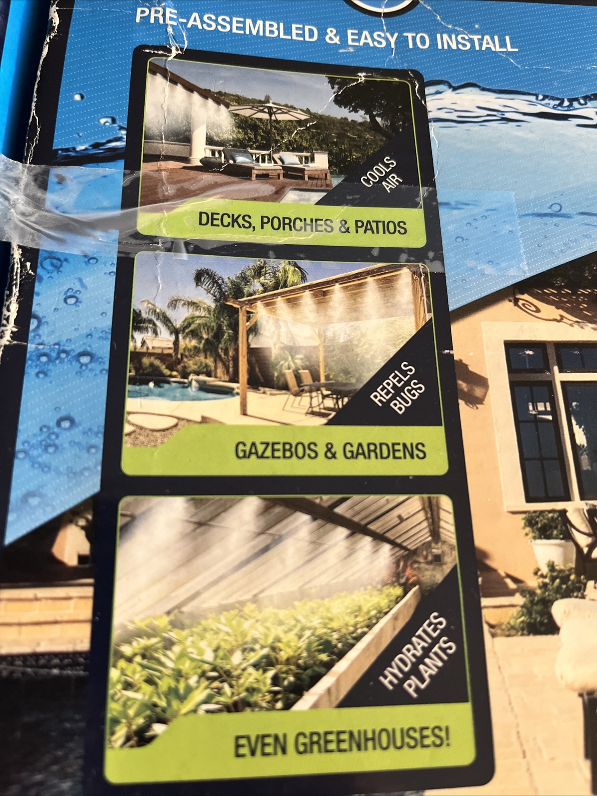 Misty Mate Cool Patio 32 Combo Professional Grade Home Misting System NEW BOXED