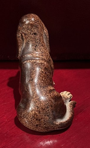 Vintage "bloodhound" art pottery FIGURINE Sisters of O'Fallon MO convent art - Picture 3 of 4
