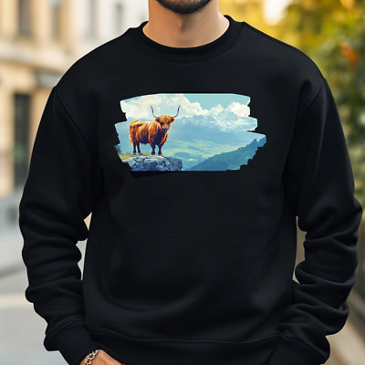 Highland Cow Sweatshirt Cosy and Perfect for Any Occasion S to 4XL