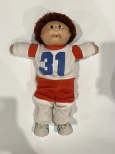 Cabbage Patch Kids 1982 Boy Doll #31 Uniform Brown Hair