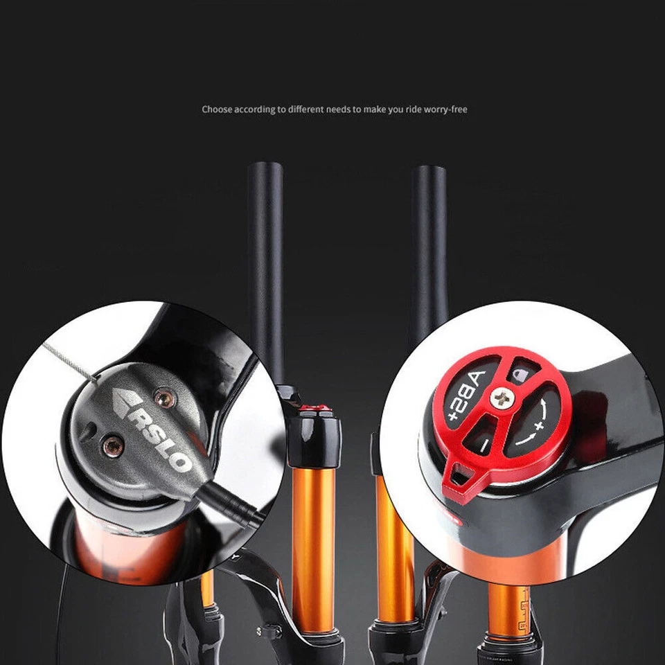 MTB Bike Suspension Air Fork 26/27.5/29" Adjustment Manual/Remote Bicycle Fork - Image 2 of 4