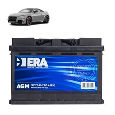 Batteria 70Ah A.G.M. per Audi TT 2.0 TDI gasolio 2014+