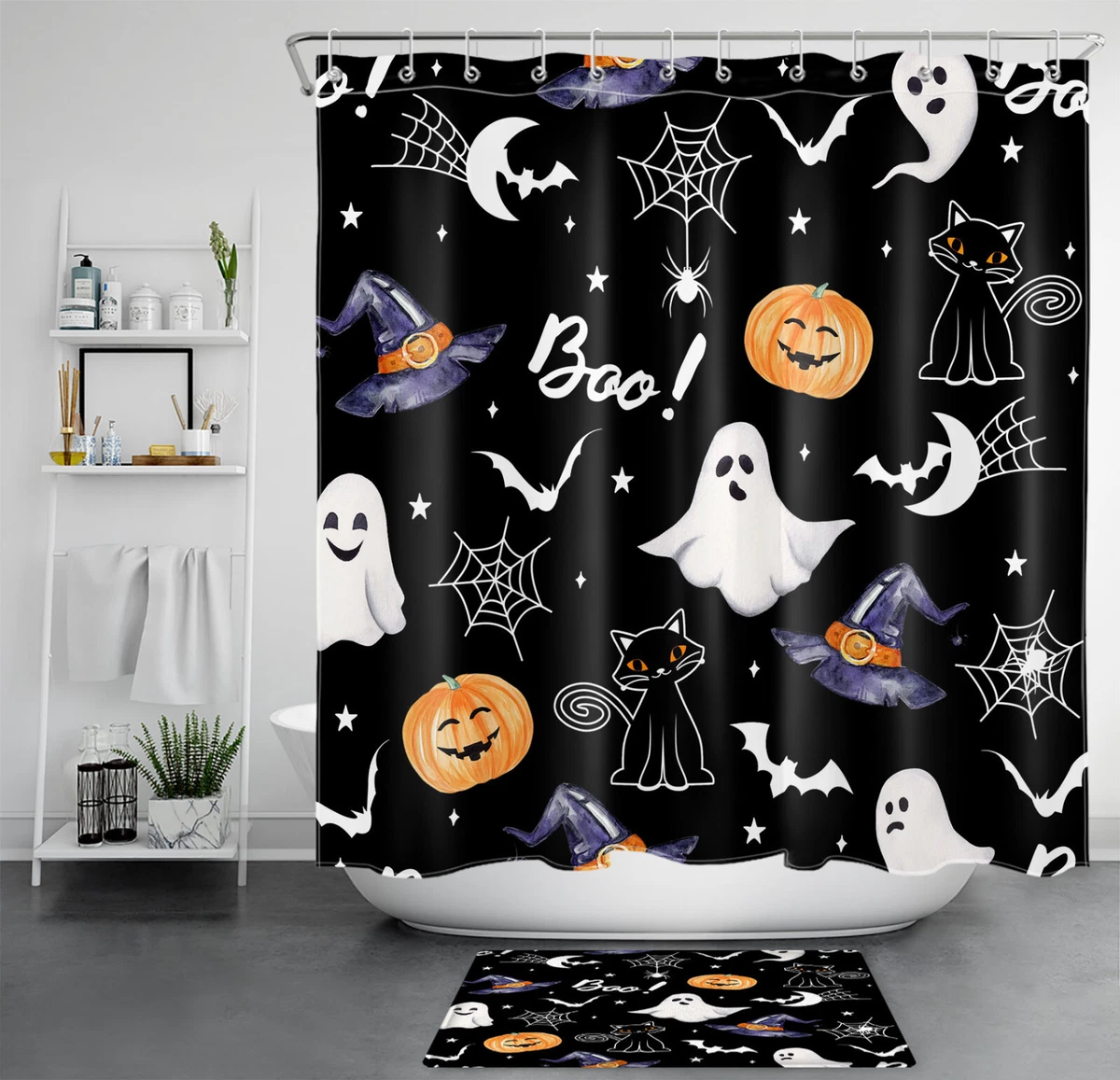 Halloween shower curtain online