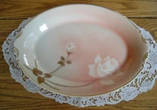 Vintage Syracuse China Old Ivory O.P.CO. MADAM BUTTERFLY GOLD 14" Platter ~