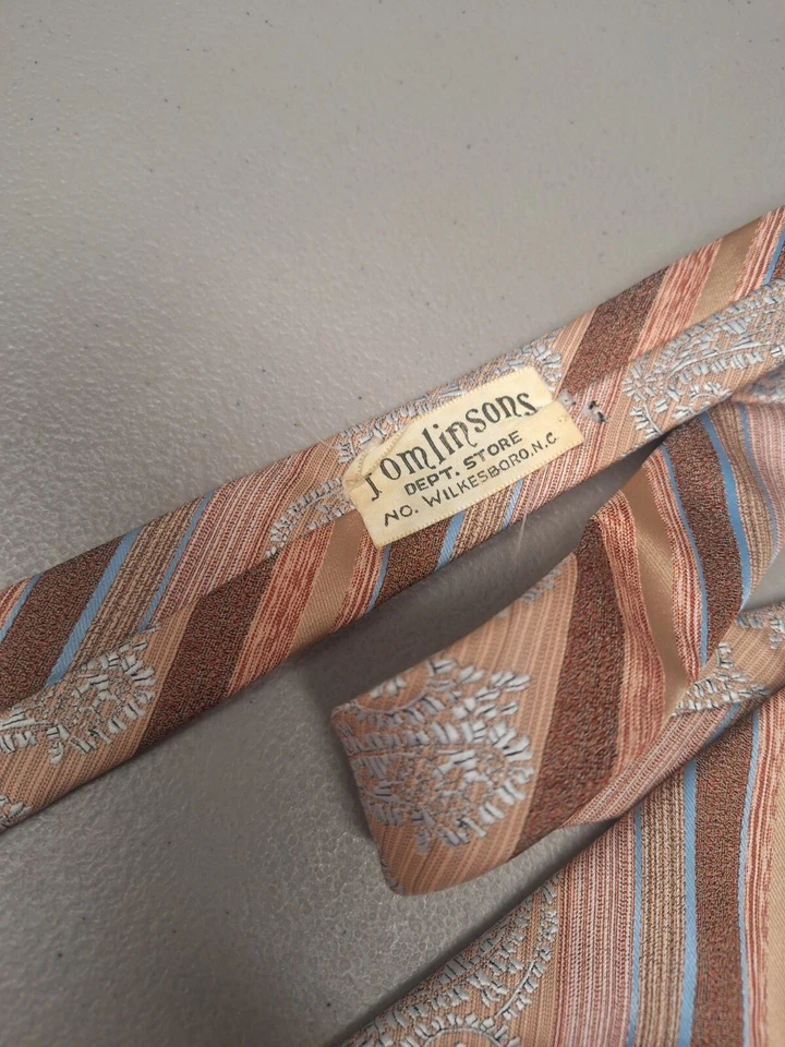 Corbata de Colección Mr. John Beau Brummell Cuello Ancho Abstracta Geométrica Groovy Para Hombres Foto 4 de 4