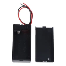1-100 Pcs Battery Box Battery Holder for 9V Block with Switch ON-OFF 67x32x20mm