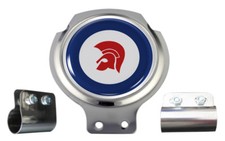 Trojan MOD Target Scooter Bar Badge - FREE BRACKET & FIXINGS