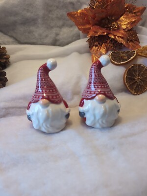 Ceramic Salt & Pepper Set - Christmas Gonk