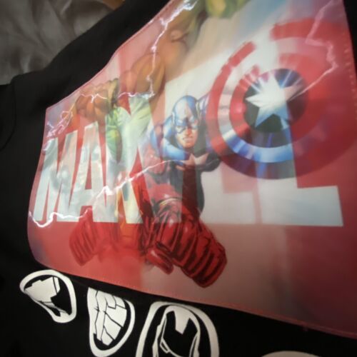 Marvel Avengers 3D Black Long Sleeve Tee Kids Size 8-10Y - Picture 3 of 11
