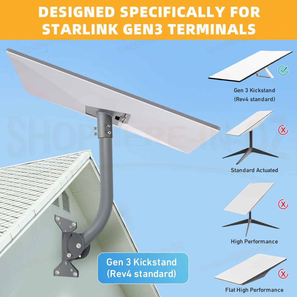 Starlink Gen3 Roof Wall Pole Mounting Kit Compatible withSatellite Standard Dish — image 3