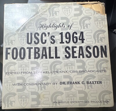 VINYL RECORD LP USC s 1964 Football Season (1964) Dr. Frank Baxter (VG)