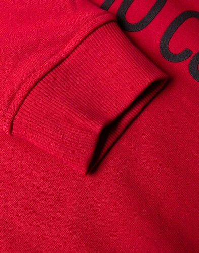 RRP€645 ROBERTO CAVALLI Pullover Sweatshirt Size M Red Coated Logo Crew Neck - Imagen 9 de 11
