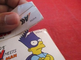 The Simpsons Bartman Meets Radioactive Man (Nintendo NES) COMPLETE w/ Box poster