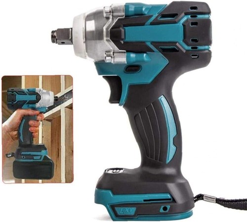🔥¡Limpieza de almacenamiento! Batería sin escobillas Destornillador de impacto 1/2" Trinquete Destornillador inalámbrico 18V - Imagen 8 de 10