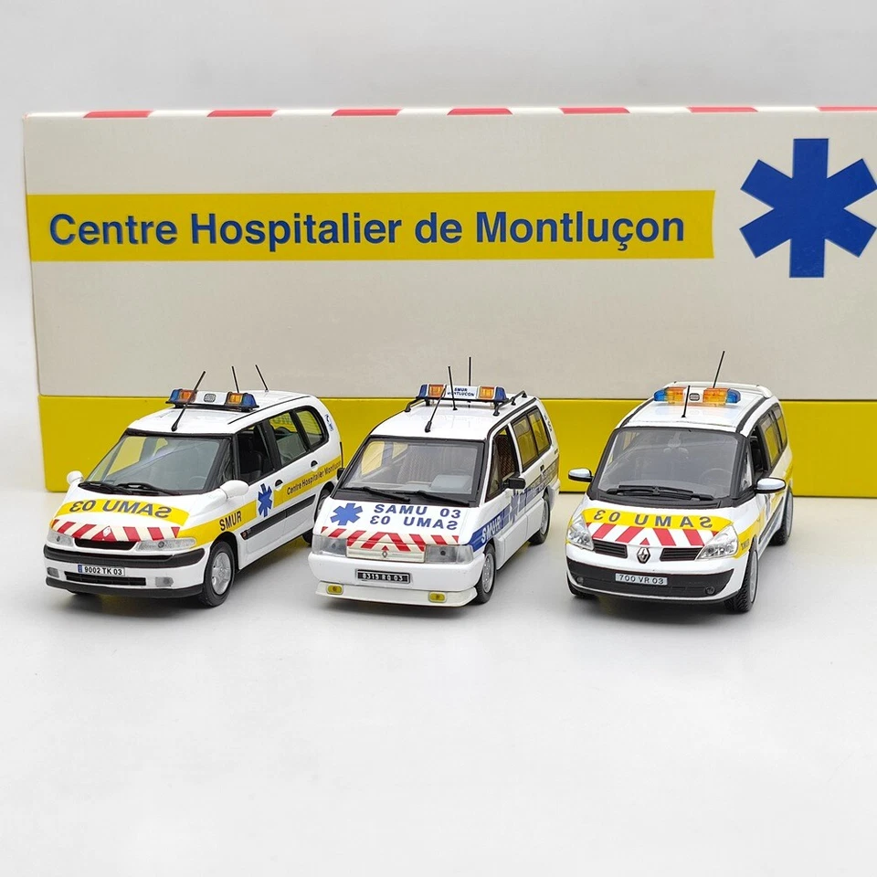 1/43 Universal Hobbies Renault Coffret Espace SAMU 03 SMUR #2282 Ambulance - Image 4 of 4
