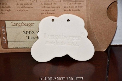 Longaberger 2003 Baby Tie-on #20146 NUEVO - Imagen 3 de 3