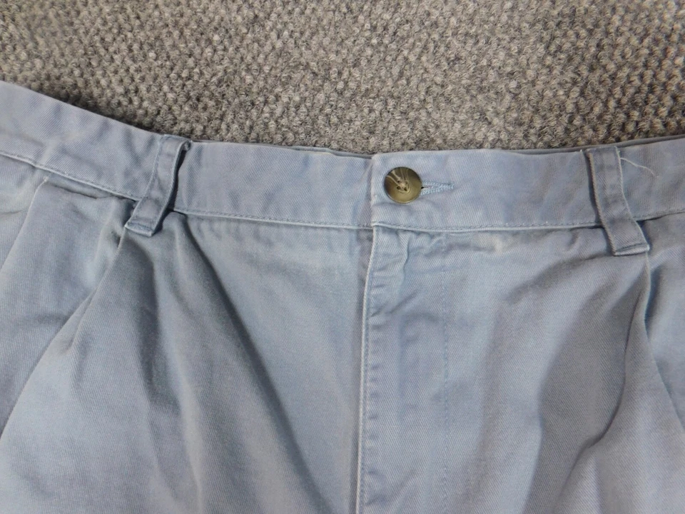 Pantalones Cortos Hombre Izod 36 Azul Recto Chino Clásico Foto 4 de 4