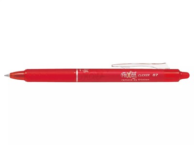 PILOT FRIXION ball CLICKER Tintenroller Rot 0,35 mm, Schreibfarbe: Rot 