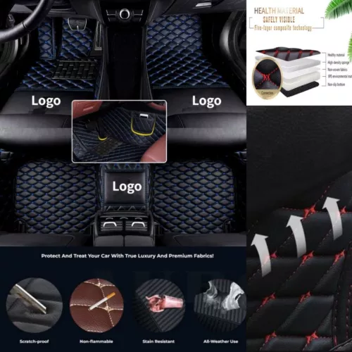 For Mini Car Floor Mats Luxury Carpets Auto Liners Waterproof All Models Pockets - Picture 7 of 37