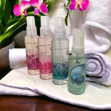 4) Essence of Beauty Secret Woods~Forever Paris~Lilies MINI Fragrance Body Mist