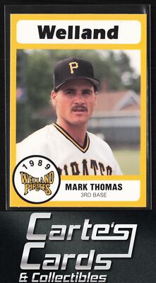 Mark Thomas 1989 Pucko Welland Pirates #23 Pittsburgh Pirates