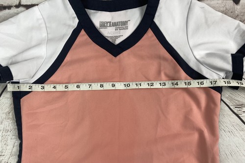 Grey’s Anatomy By Barco Womens Size XS Multicolored Nurse Medical Scrub Top EUC - Picture 4 of 7