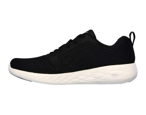 Skechers Mens Go Run 600 Circulate Trainers - Black/White