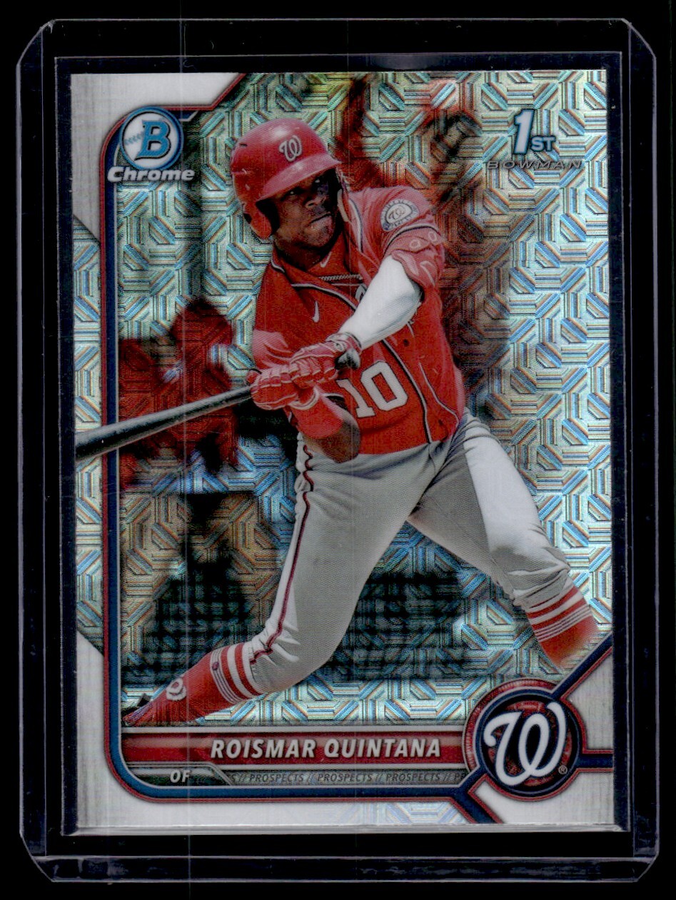2022 Bowman Sapphire Edition Roismar Quintana Washington Nationals #BCP-83