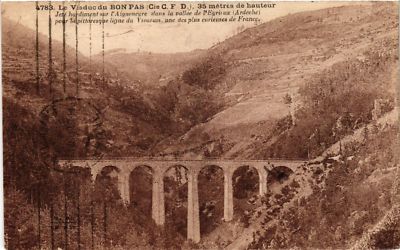 CPA AK Le Viaduc de Bon Pas - Cie C. F. D. (484472)