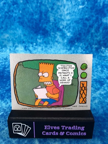 The Simpsons SINGLE Non-Sport Trading card by Topps 1990 - Picture 37 of 206