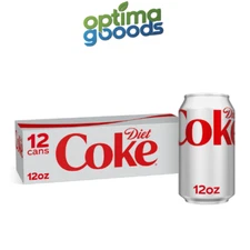 Coca-Cola, Diet Coke, 12 oz can, Pack of 12