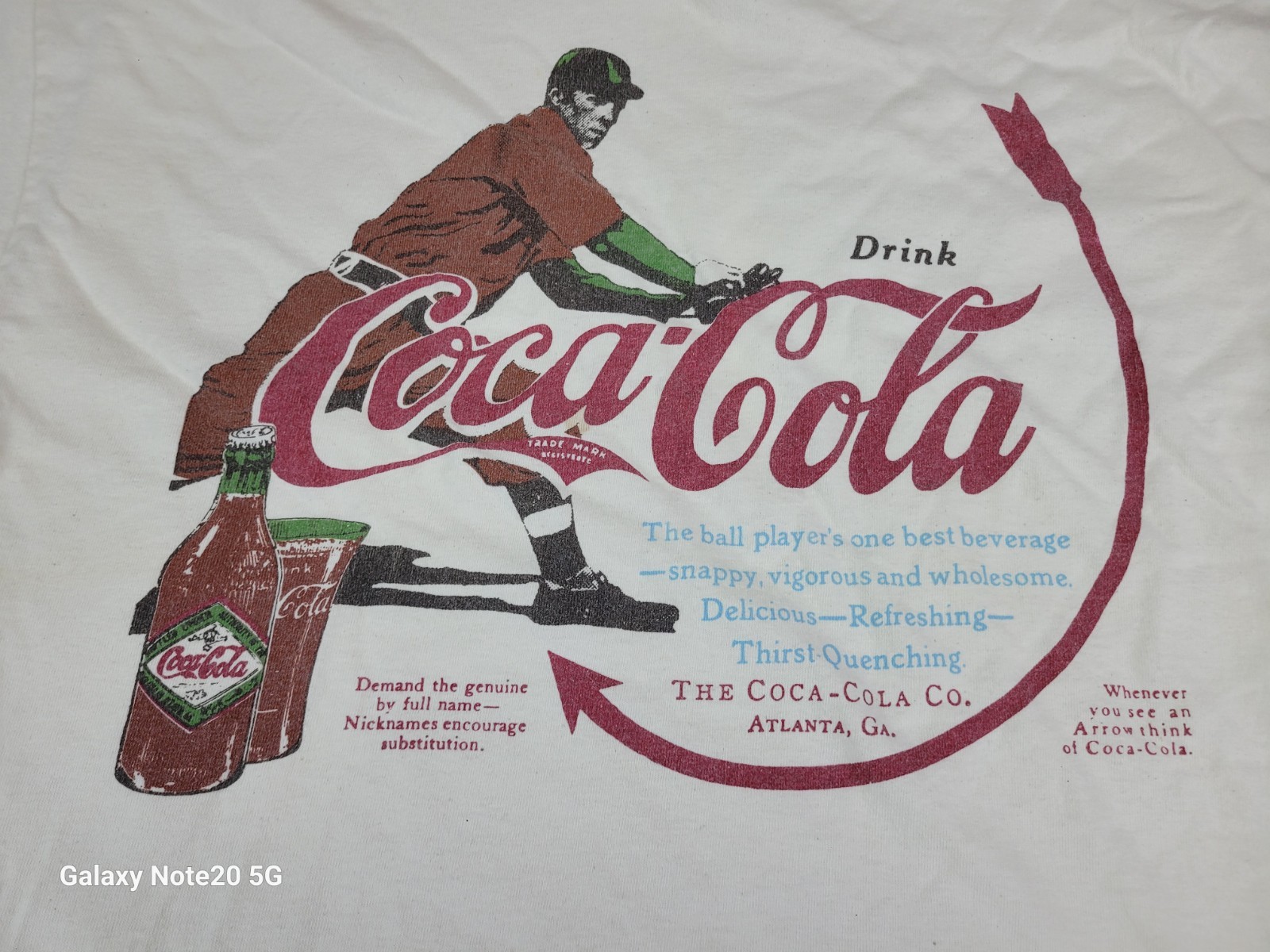 Vintage 1993 Coca Cola USA T-Shirt Size L Retro Merch