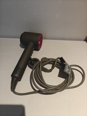 Original Dyson Hd07 Supersonic  Haartrockner Grau Fuschia Gereinigt Voll Funktionsfähig 