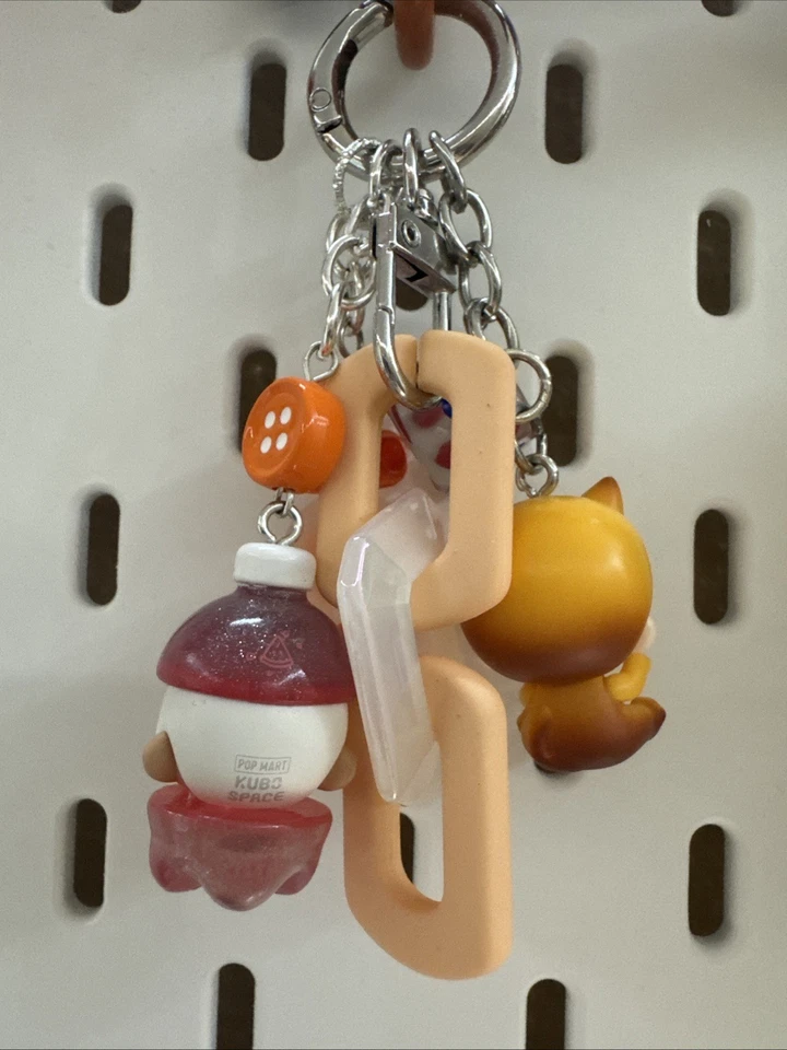 PopMart Kubo Llaveros Coche/Cadena Bolsa/Relleno de Cesta. Auténtico frijol pop! Foto 3 de 4
