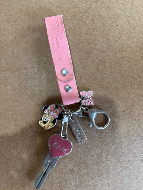 Minnie Mouse "Disney Parks" Multi-Charm Wristlet Keychain
