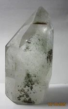 Green Chlorite Quartz Polished 5" Point Healer Collectible GCQPHC-5