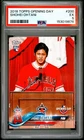 2018 TOPPS OPENING DAY #200 SHOHEI OHTANI ROOKIE RC PSA 5