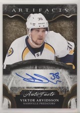 2017-18 Upper Deck Artifacts Auto Facts Viktor Arvidsson #A-VA Auto 0c3