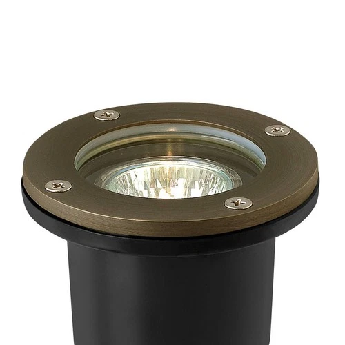 Hinkley Landscape Hardy Island 12V Flat Top Well Light 3.75" Matte Bronze - Picture 4 of 10
