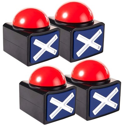 JIALITFUN Game Answer Buzzers 4 Pack, Games Buzzer for Trivia Quiz Got Talent...