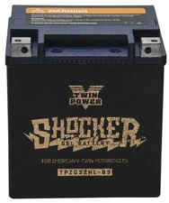 Twin Power Shocker Gel Battery YTX32HL #TPZG32HL-BS Harley Davidson