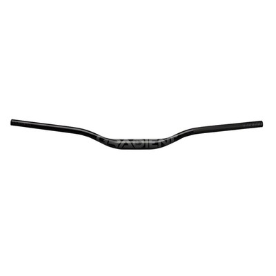 Full Speed Ahead Gradient Aluminum Riser Handlebar 35mm Clamp, 25mm Rise, Black