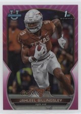 2022 Bowman U Chrome Pink Refractor Jahleel Billingsley #26 lw9