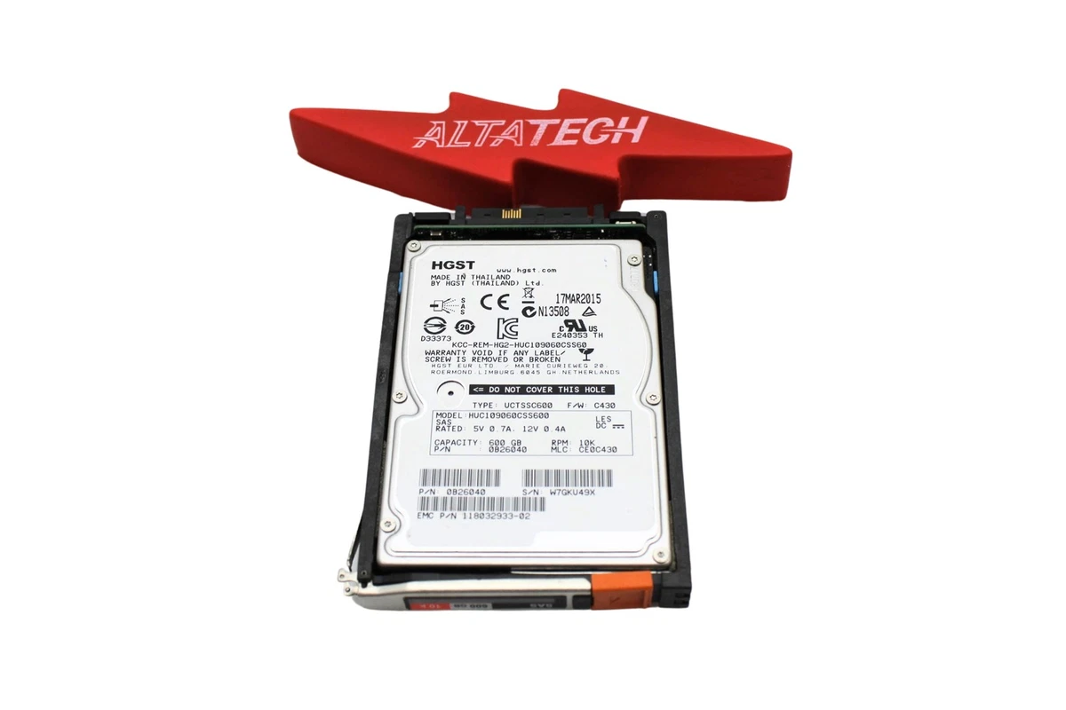 403-0145-01 EMC HDD 1.2TB 10K SAS 6G 2.5 SFF HOT-SWAP FOR
