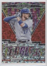 2021 Panini Prizm Fearless Red Donut Circle Prizm 10/99 Kris Bryant #FR-12 0kz8