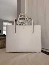 New Tory Burch Blake Leather Tote In New Ivory