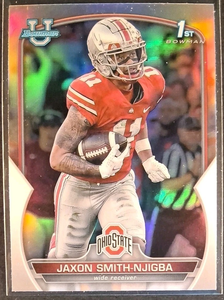 2022 Bowman 1st U Jaxon Smith-Njigba Chrome Refractor #78