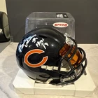 BRIAN URLACHER AUTOGRAPHED SIGNED CHICAGO BEARS MINI HELMET JSA COA INSCRIPTION