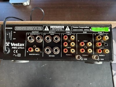 VESTAX PMC-270A Rotary DJ Mixer Modified 3 Channel 3-Band EQ